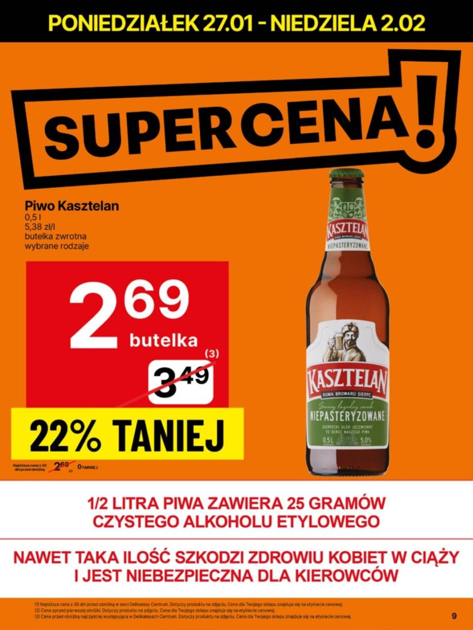 Gazetka promocyjna Delikatesy Centrum str. 9