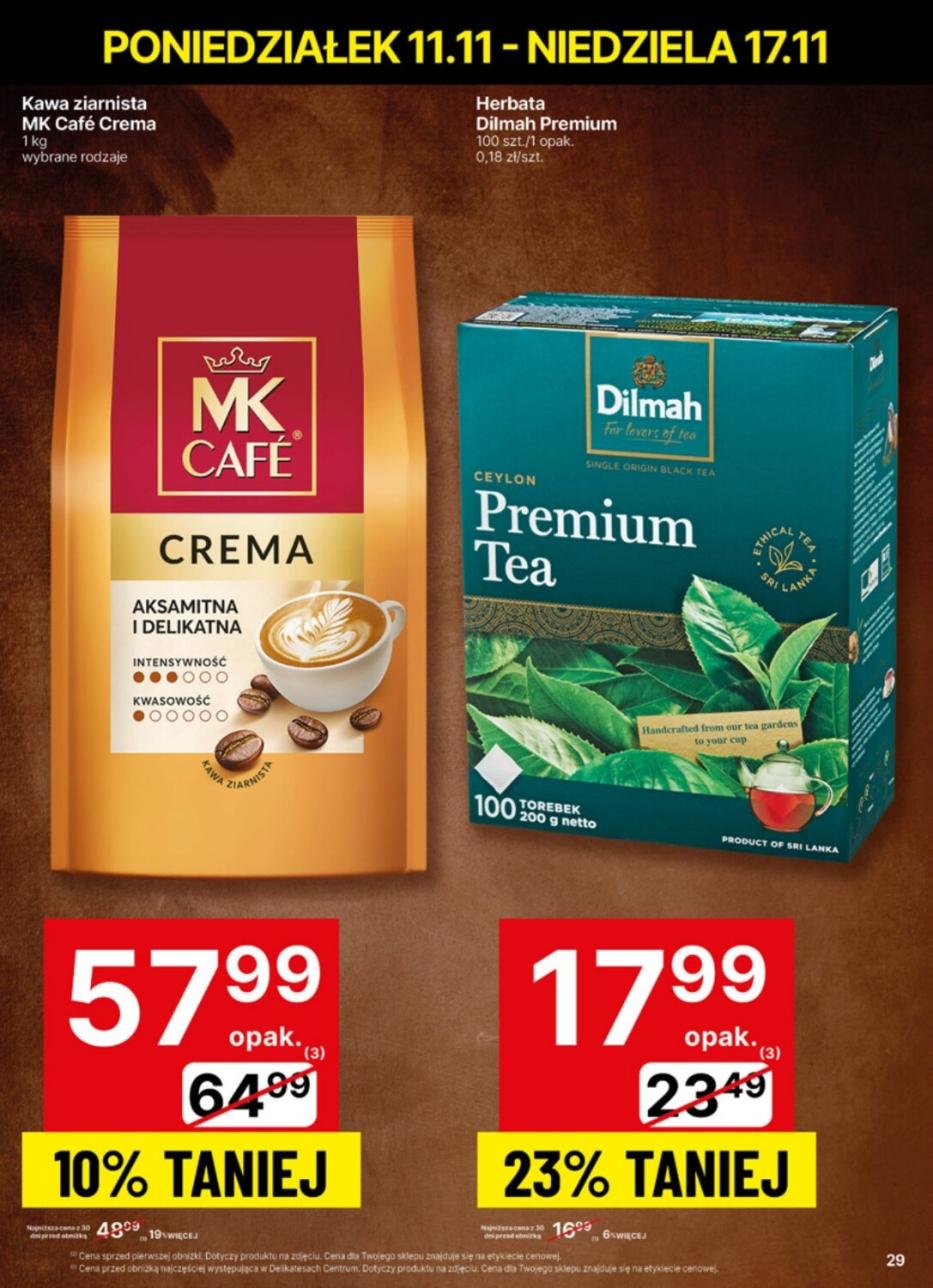 Gazetka promocyjna Delikatesy Centrum str. 29