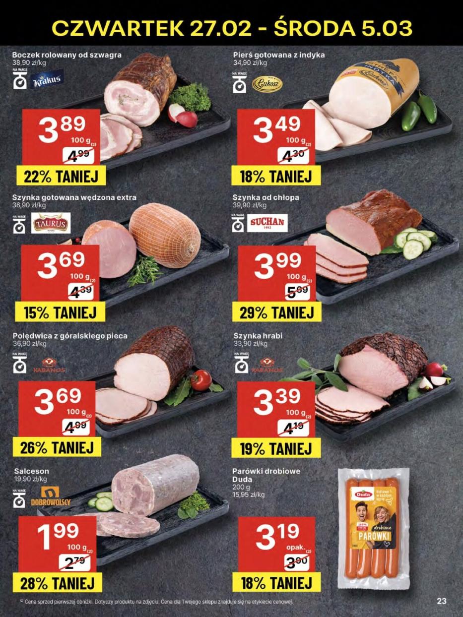 Gazetka promocyjna Delikatesy Centrum str. 23