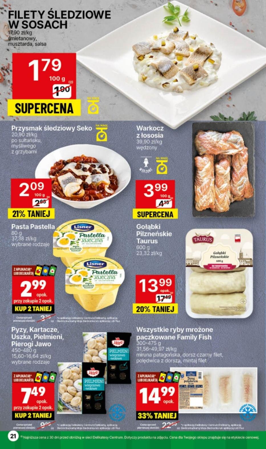 Gazetka promocyjna Delikatesy Centrum str. 21