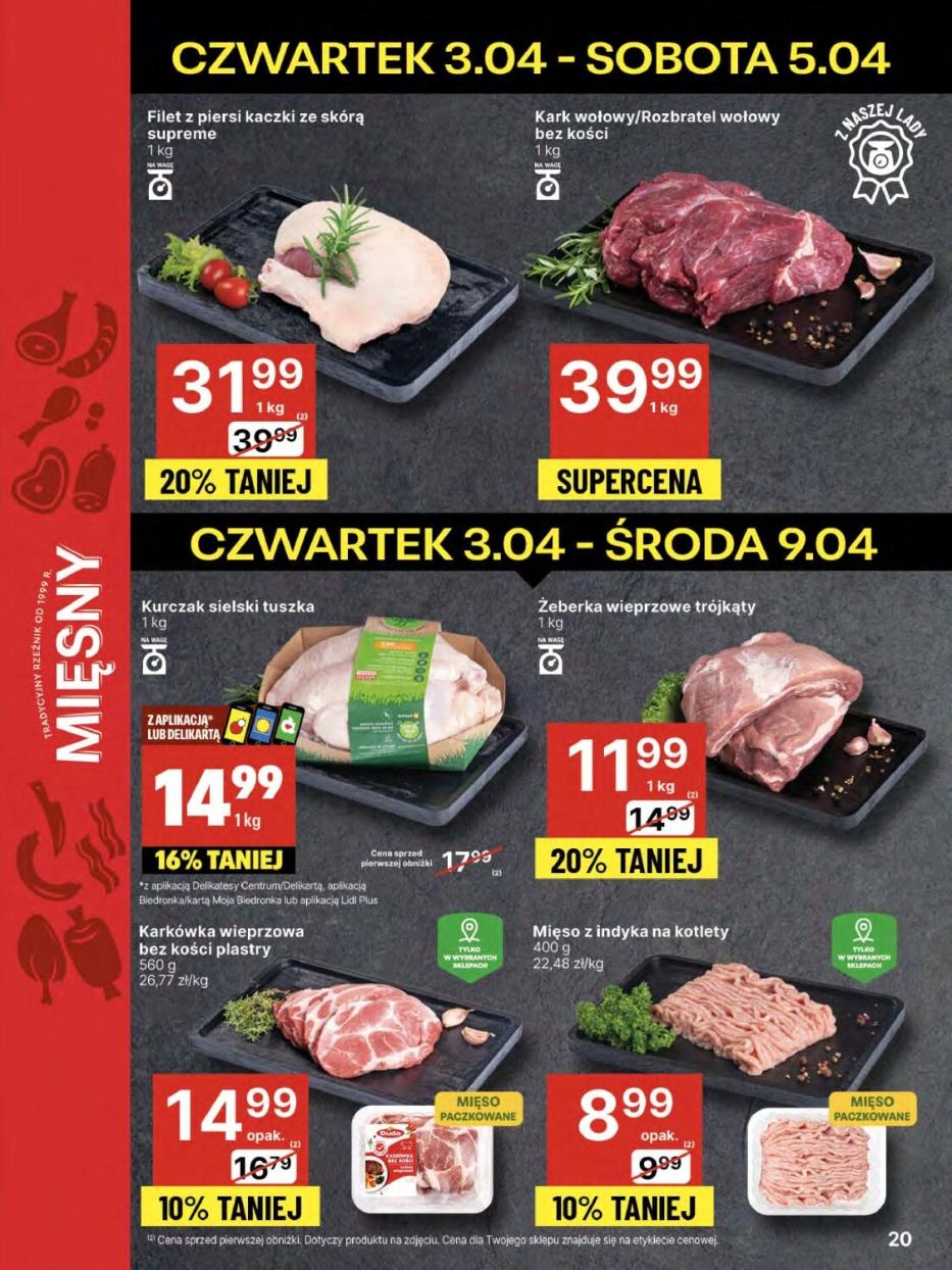 Gazetka promocyjna Delikatesy Centrum str. 20