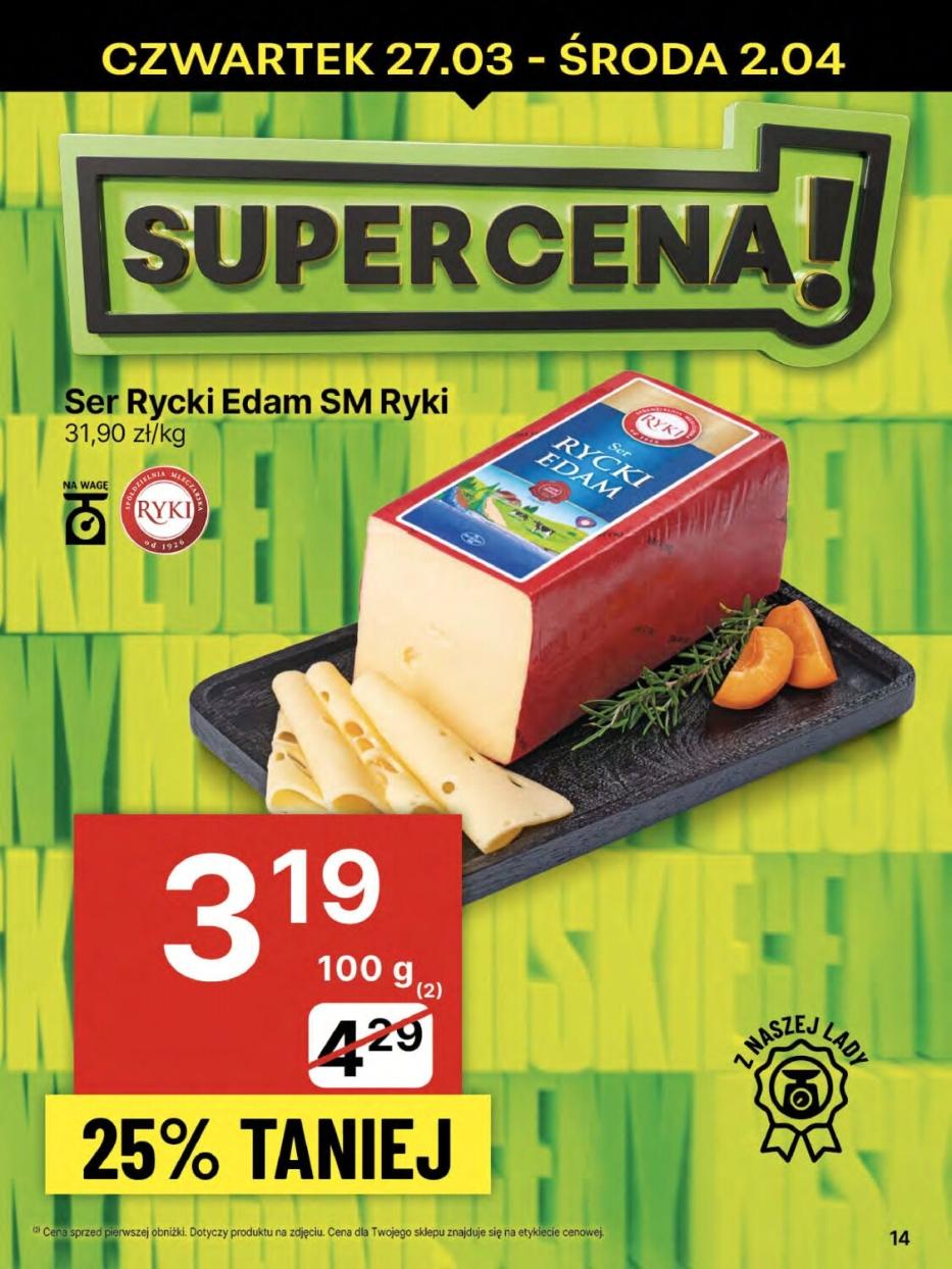 Gazetka promocyjna Delikatesy Centrum str. 14