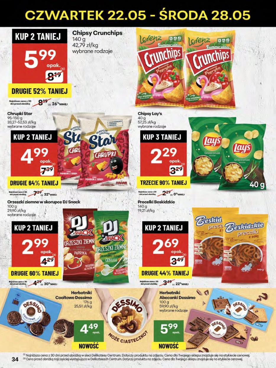 Gazetka promocyjna Delikatesy Centrum str. 34