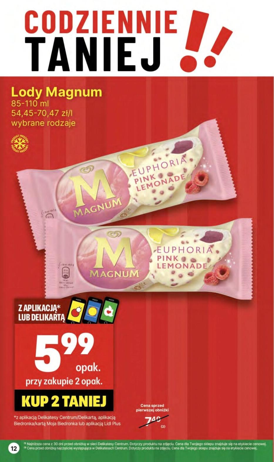 Gazetka promocyjna Delikatesy Centrum str. 12