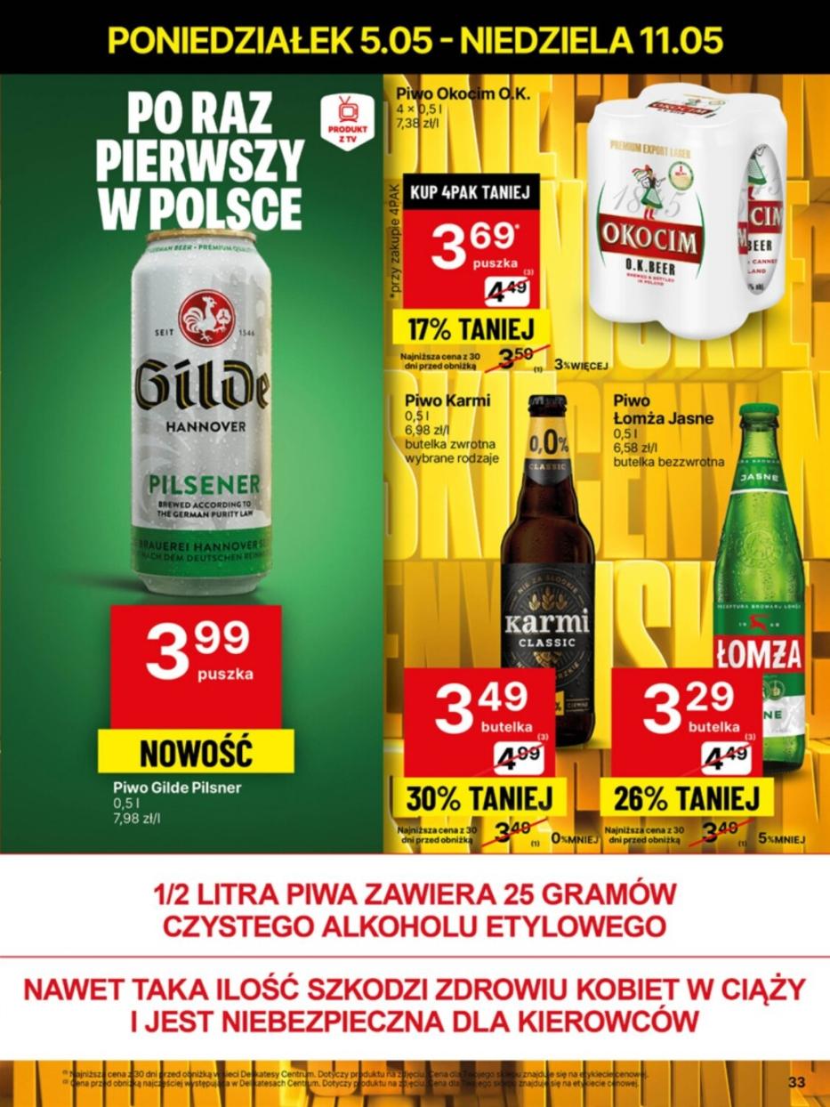 Gazetka promocyjna Delikatesy Centrum str. 33
