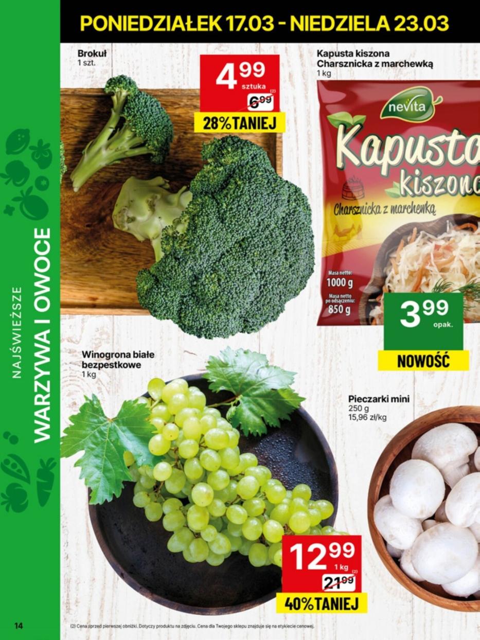 Gazetka promocyjna Delikatesy Centrum str. 14