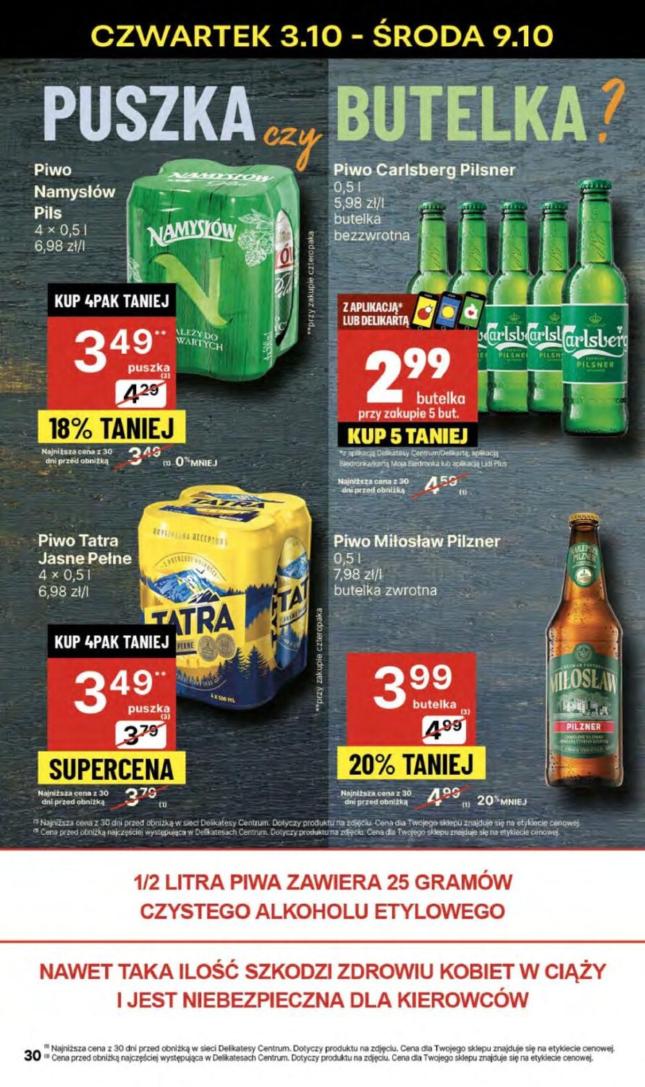 Gazetka promocyjna Delikatesy Centrum str. 30