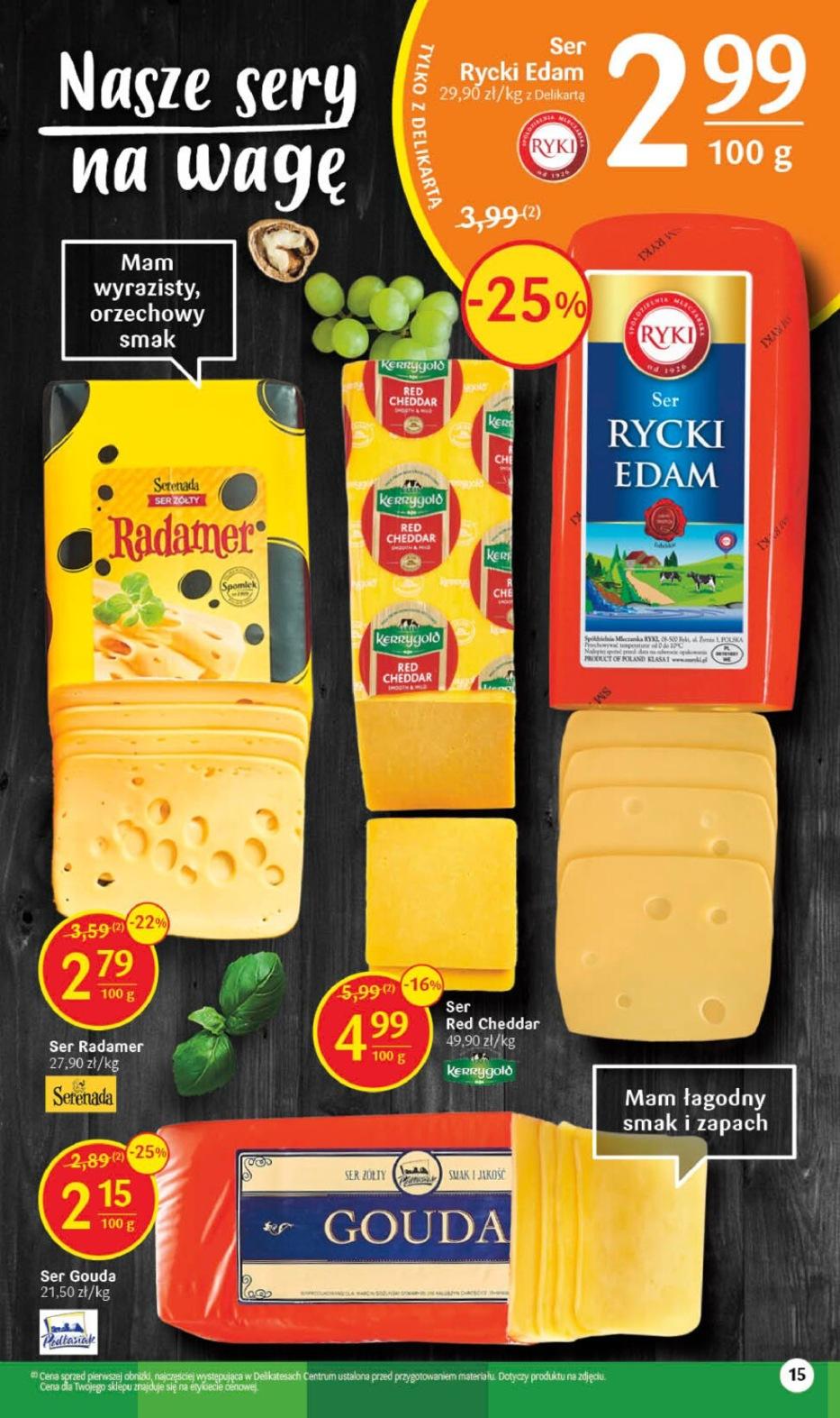 Gazetka promocyjna Delikatesy Centrum str. 15