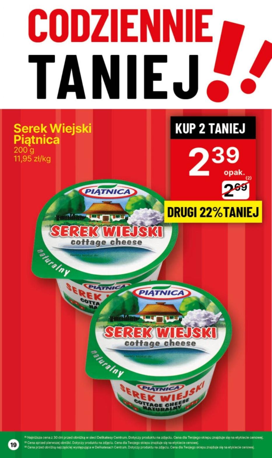 Gazetka promocyjna Delikatesy Centrum str. 19