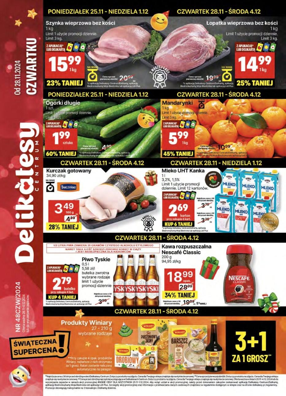 Gazetka promocyjna Delikatesy Centrum str. 1