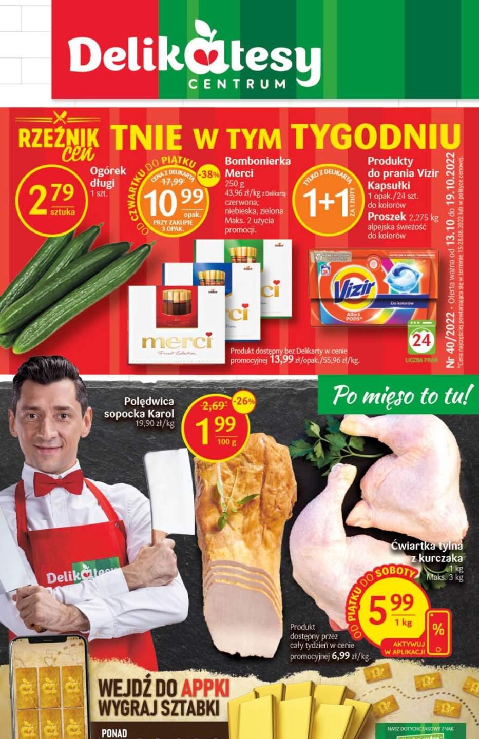 Gazetka promocyjna Delikatesy Centrum str. 1