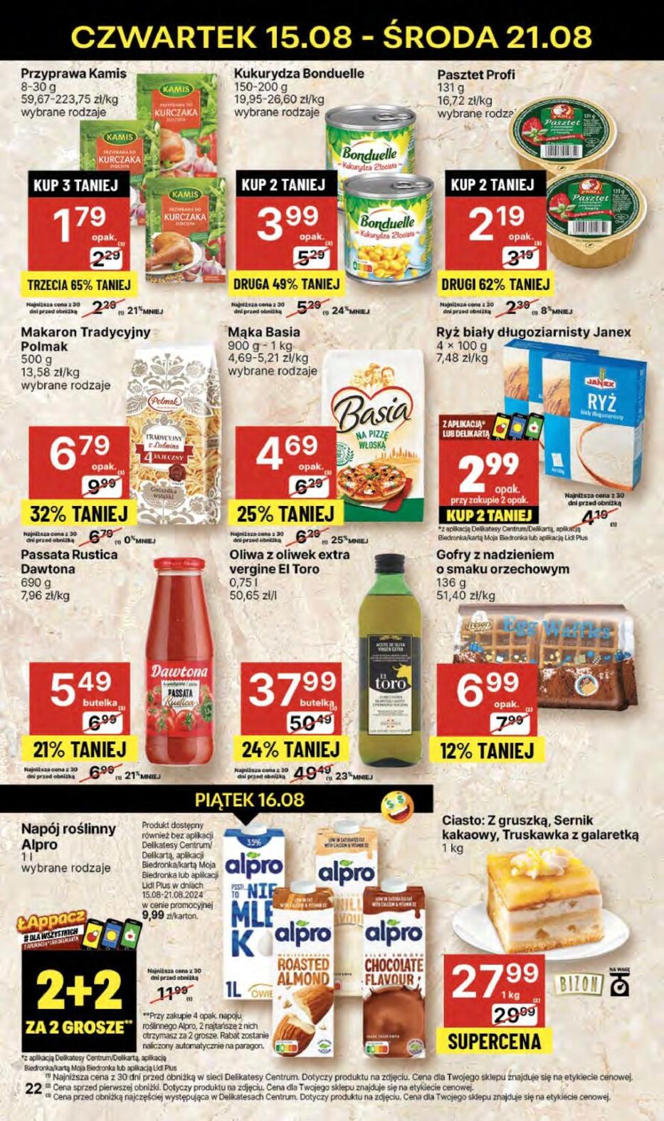 Gazetka promocyjna Delikatesy Centrum str. 22