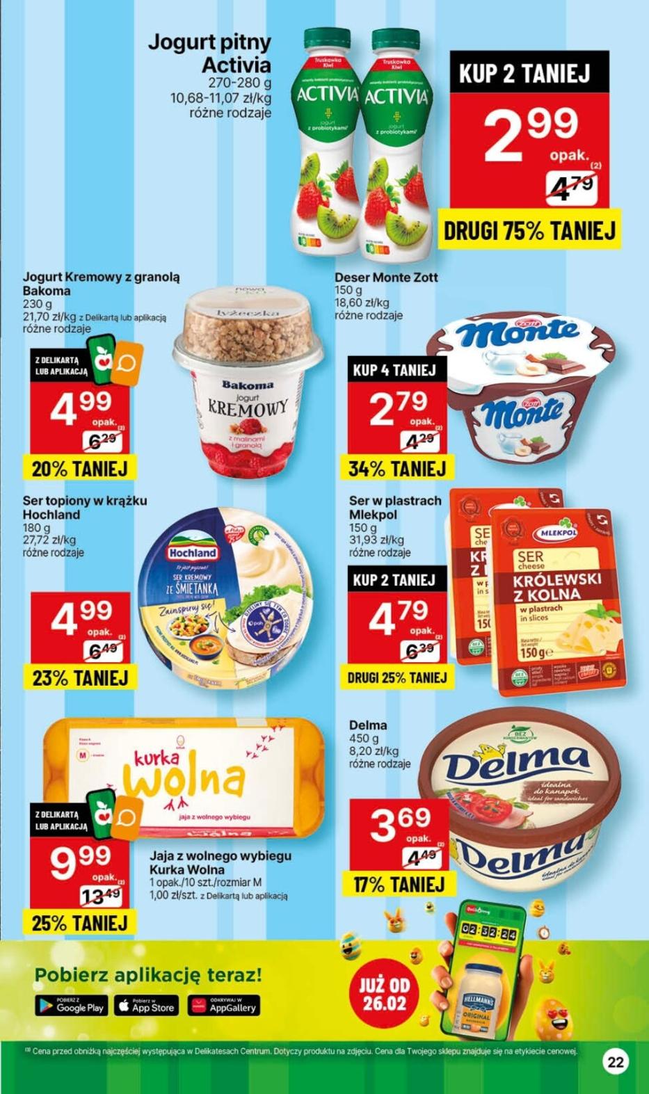 Gazetka promocyjna Delikatesy Centrum str. 22