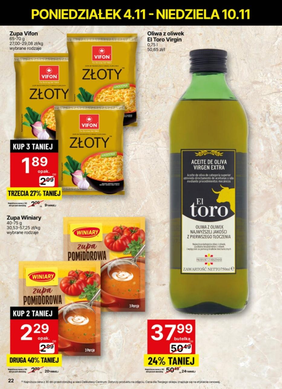 Gazetka promocyjna Delikatesy Centrum str. 22