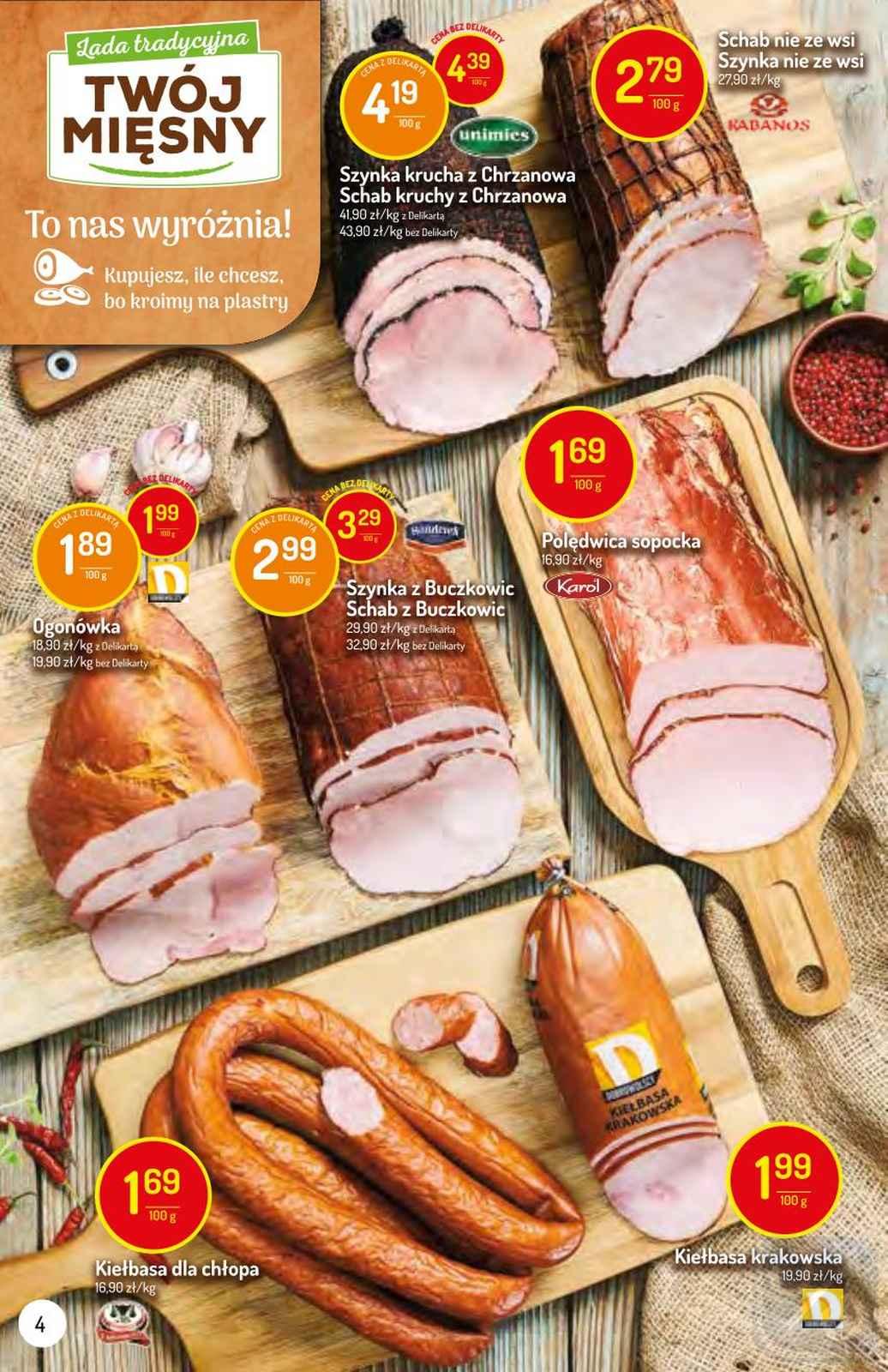 Gazetka promocyjna Delikatesy Centrum str. 4