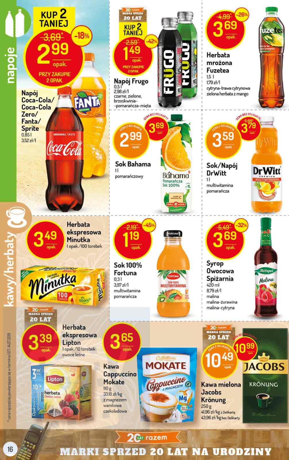 Gazetka promocyjna Delikatesy Centrum str. 16