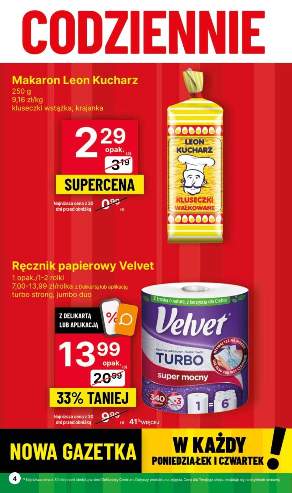 Gazetka promocyjna Delikatesy Centrum str. 4