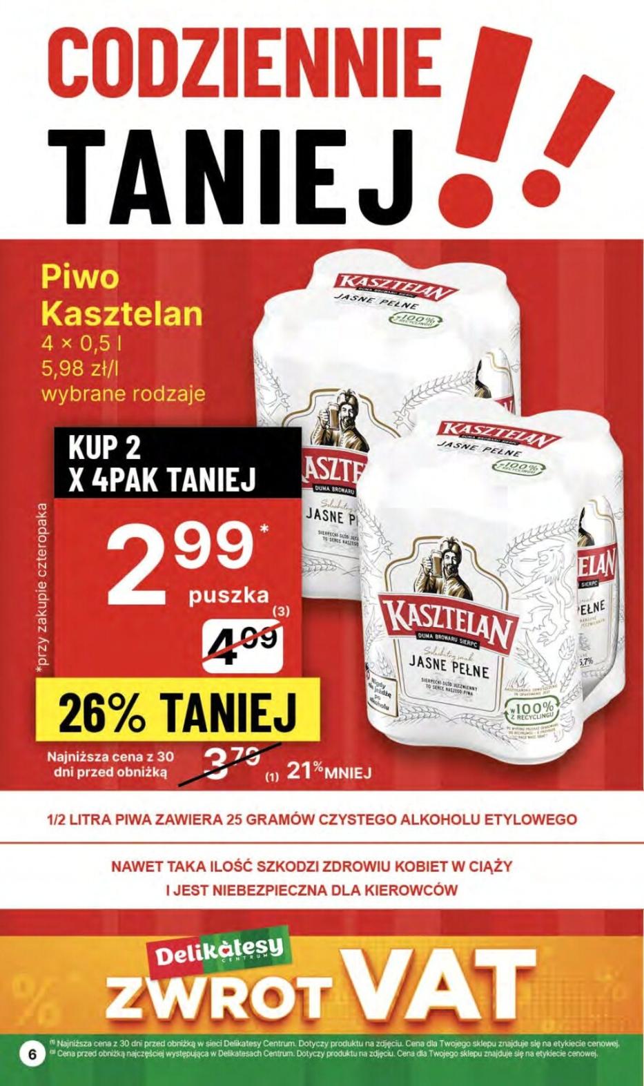 Gazetka promocyjna Delikatesy Centrum str. 6