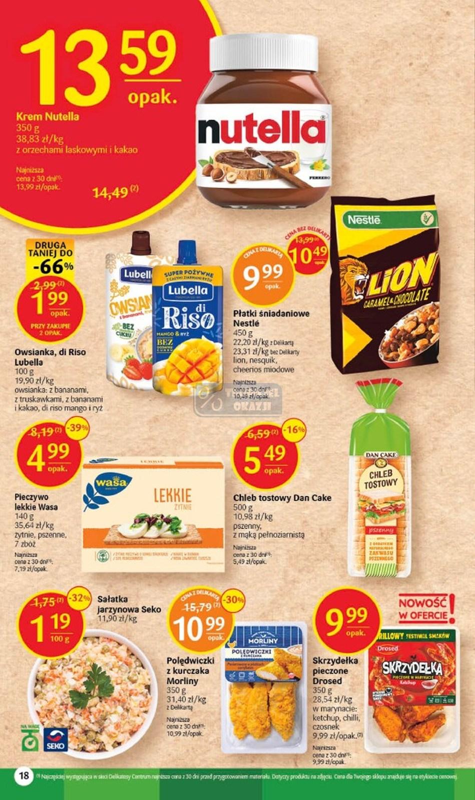 Gazetka promocyjna Delikatesy Centrum str. 18