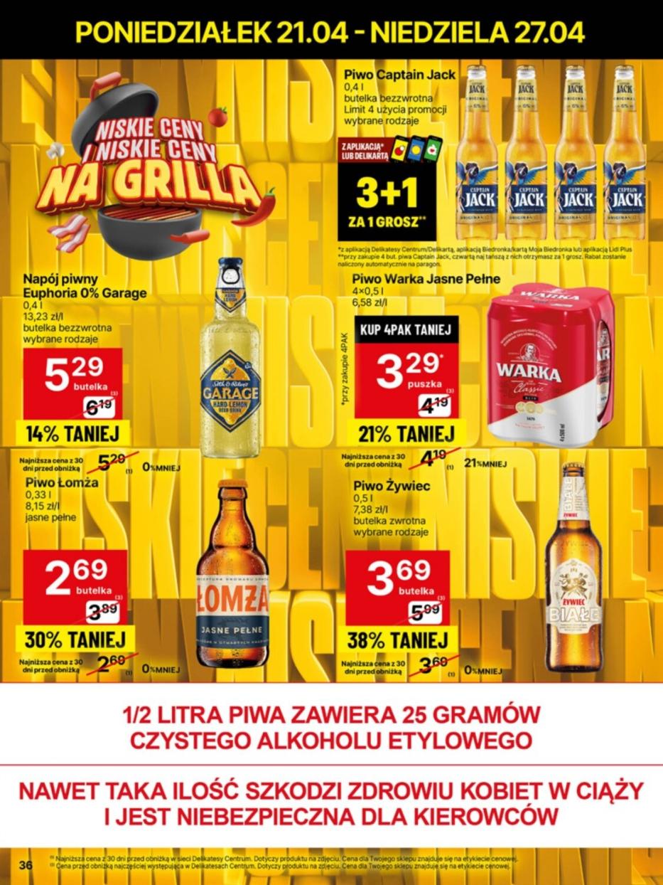 Gazetka promocyjna Delikatesy Centrum str. 36