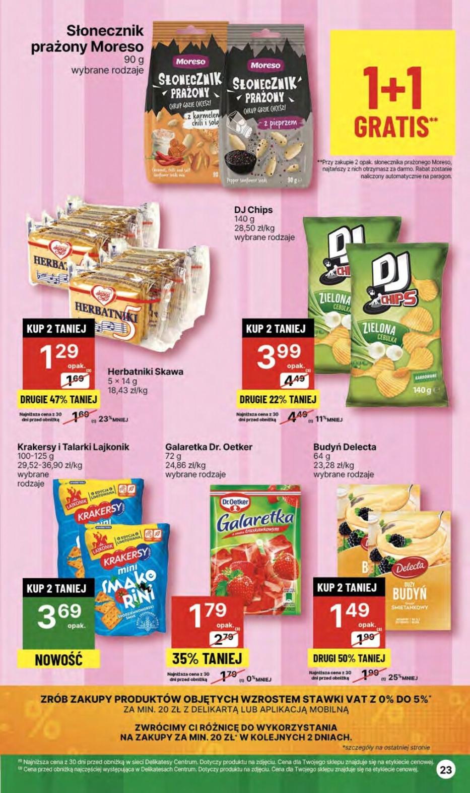 Gazetka promocyjna Delikatesy Centrum str. 23
