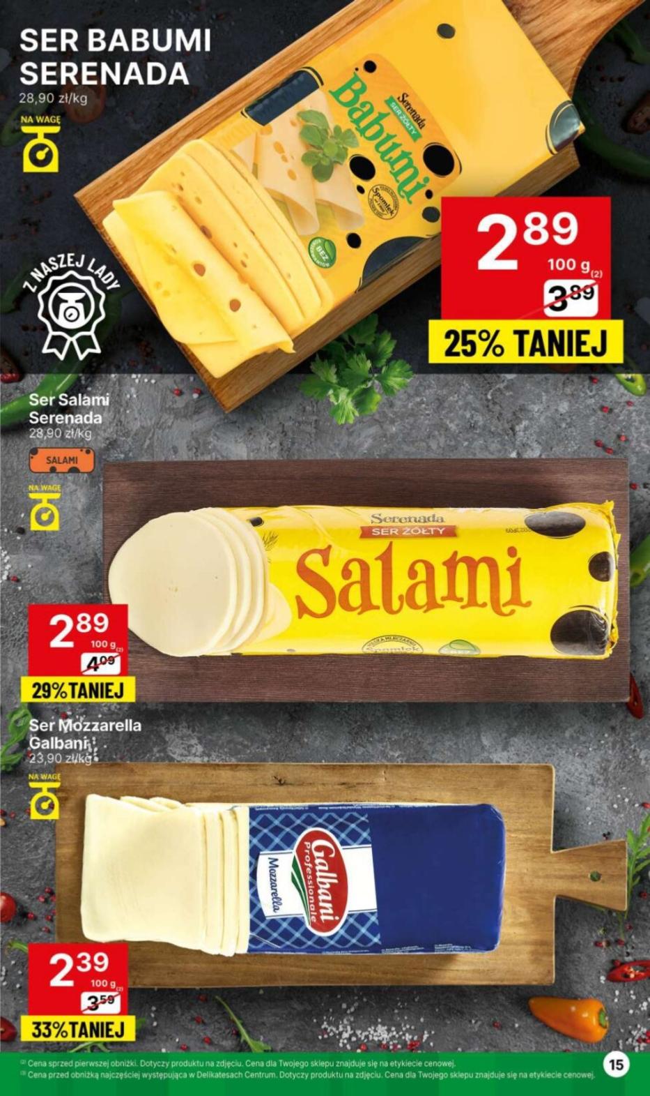 Gazetka promocyjna Delikatesy Centrum str. 15