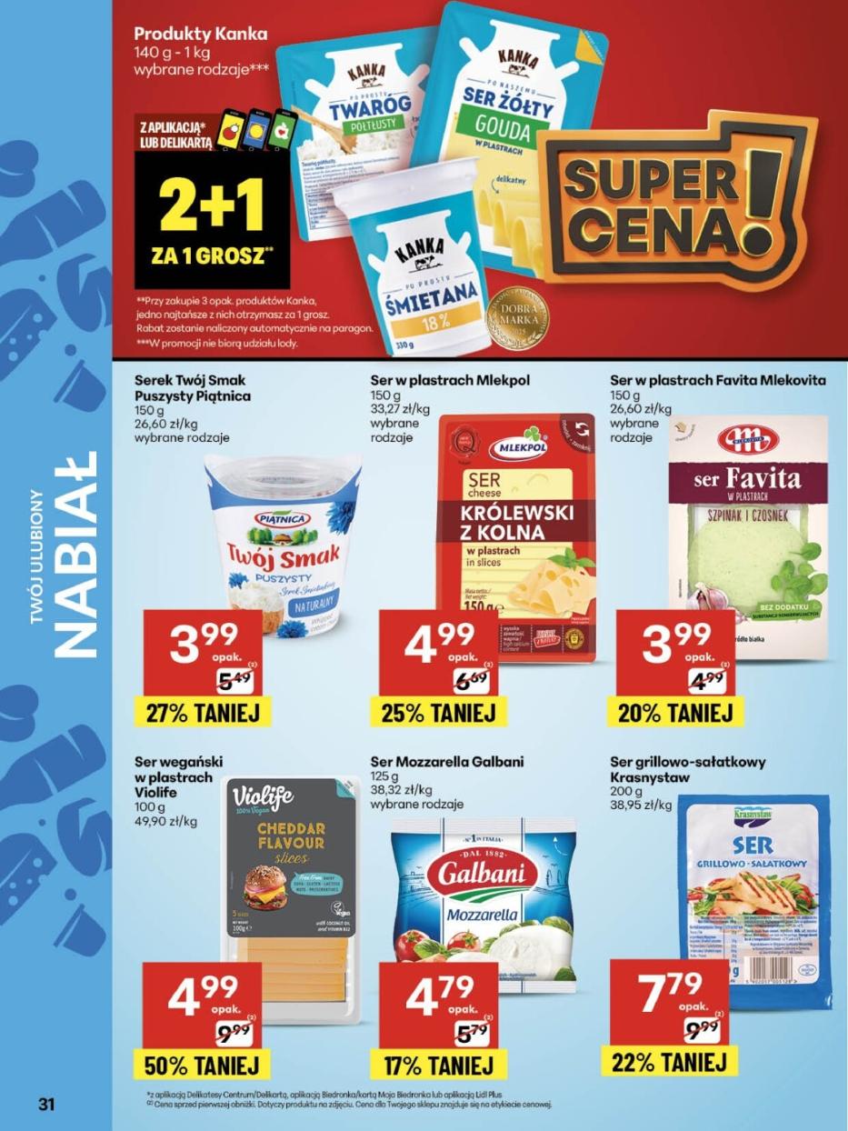 Gazetka promocyjna Delikatesy Centrum str. 31