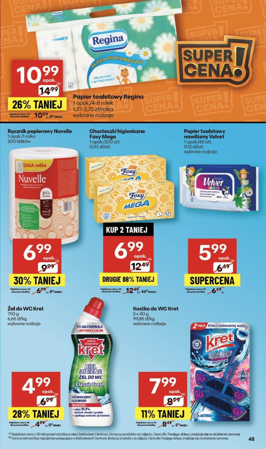 Gazetka promocyjna Delikatesy Centrum str. 48