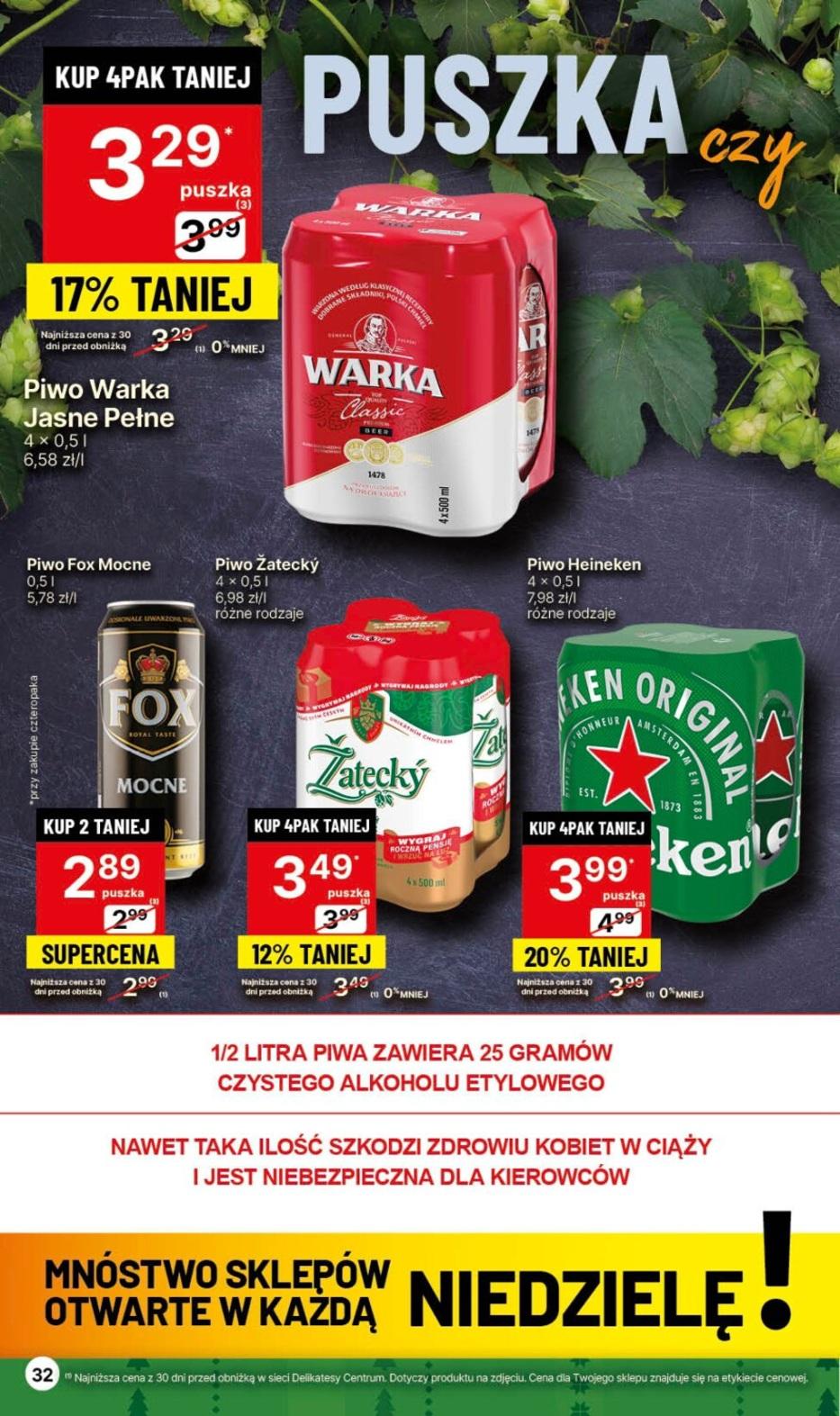 Gazetka promocyjna Delikatesy Centrum str. 32