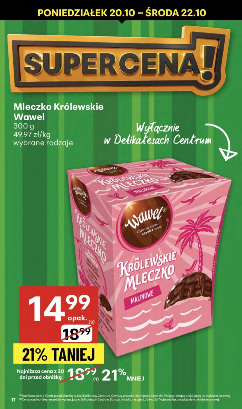 Gazetka promocyjna Delikatesy Centrum str. 17