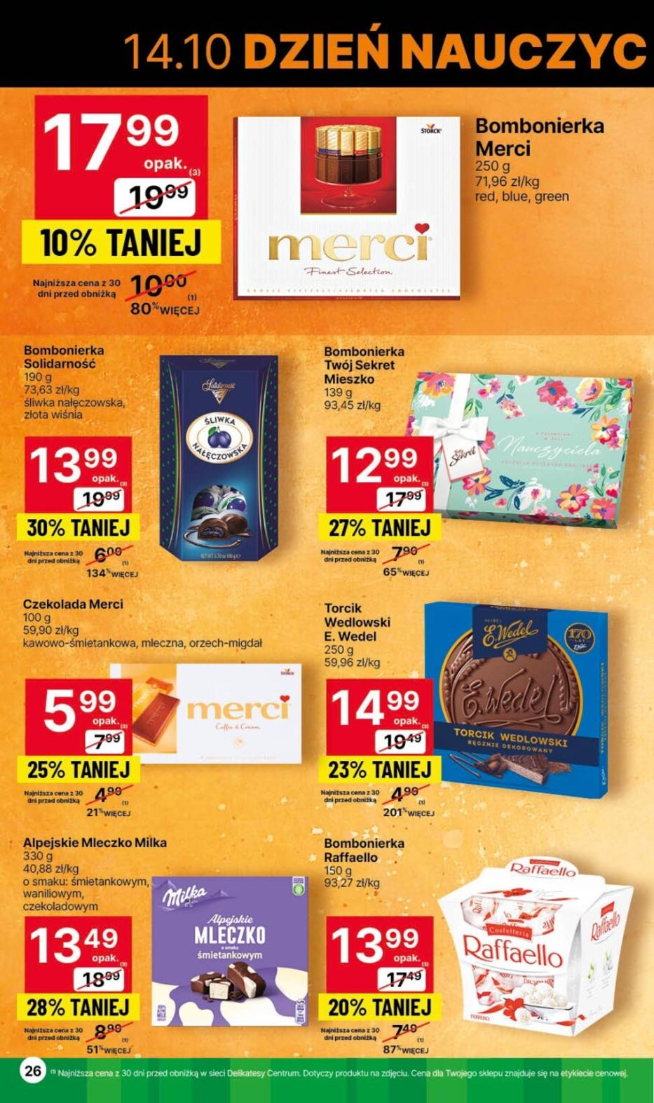 Gazetka promocyjna Delikatesy Centrum str. 26