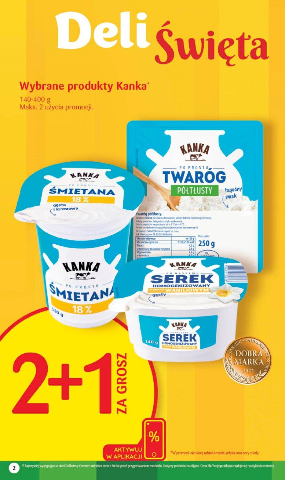 Gazetka promocyjna Delikatesy Centrum str. 2