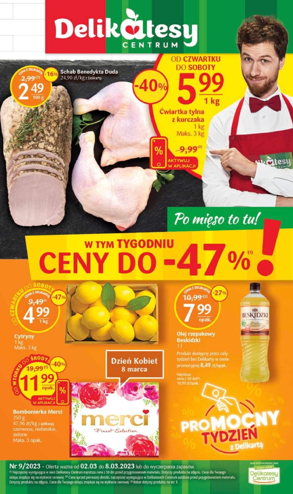 Gazetka promocyjna Delikatesy Centrum str. 1