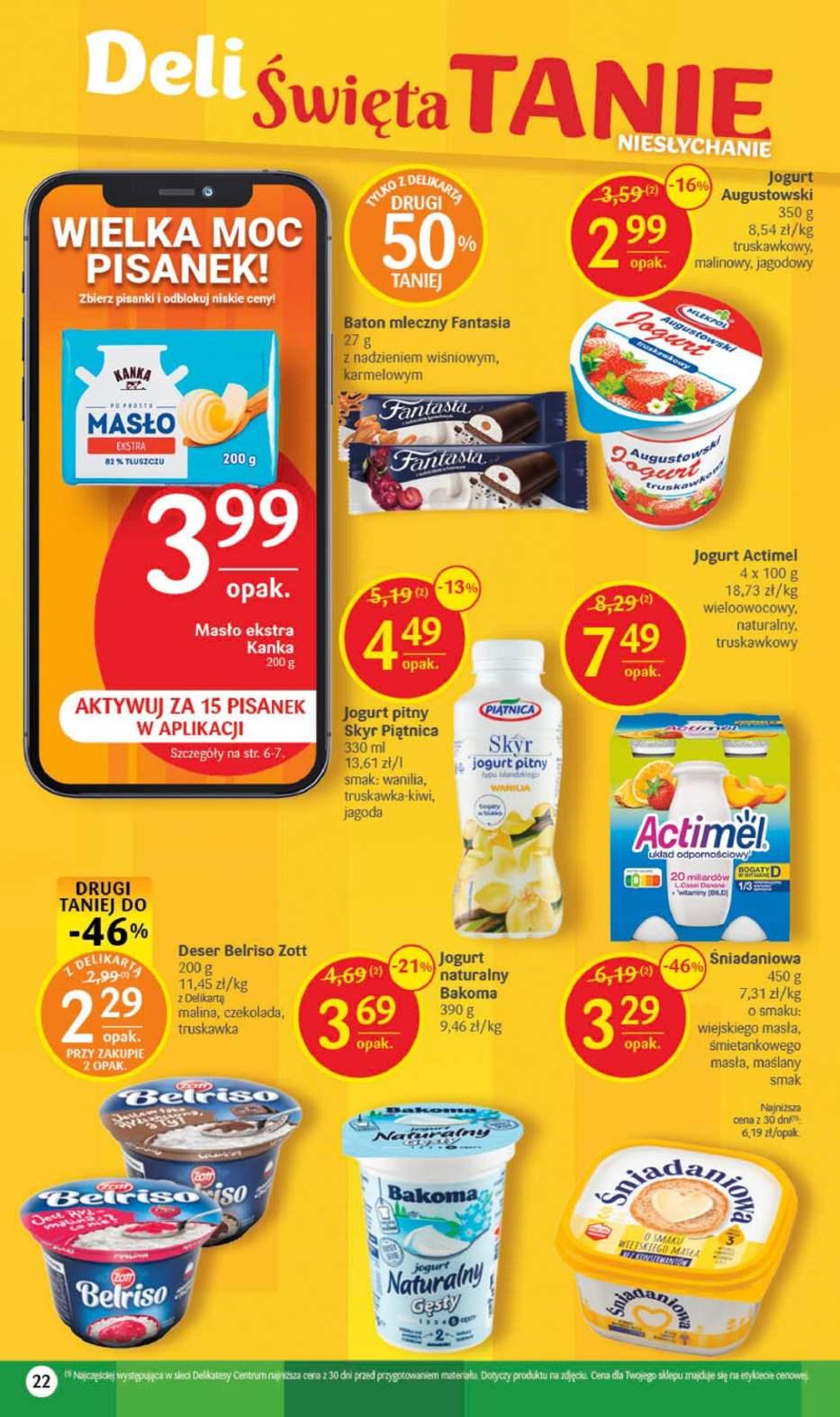 Gazetka promocyjna Delikatesy Centrum str. 22