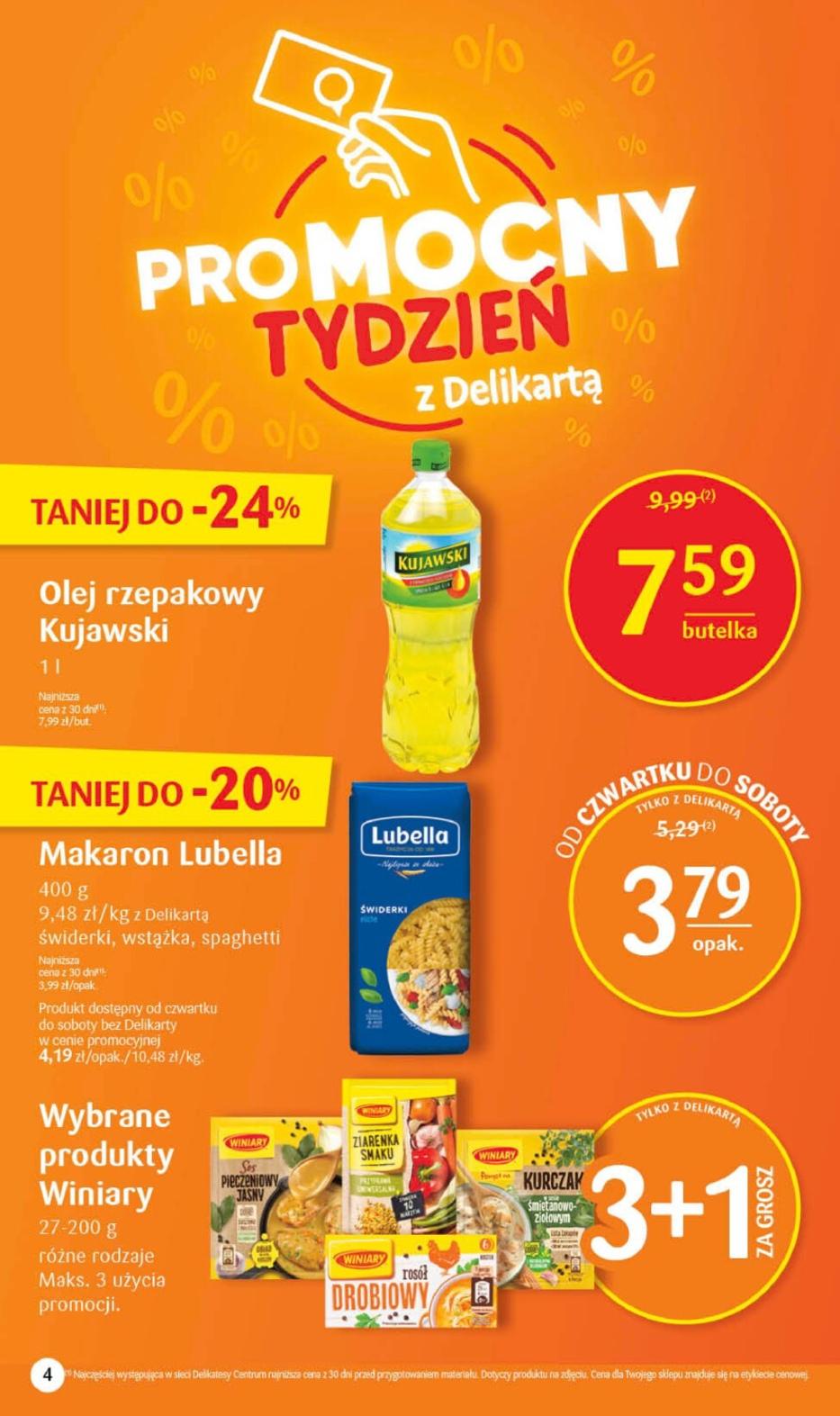 Gazetka promocyjna Delikatesy Centrum str. 4