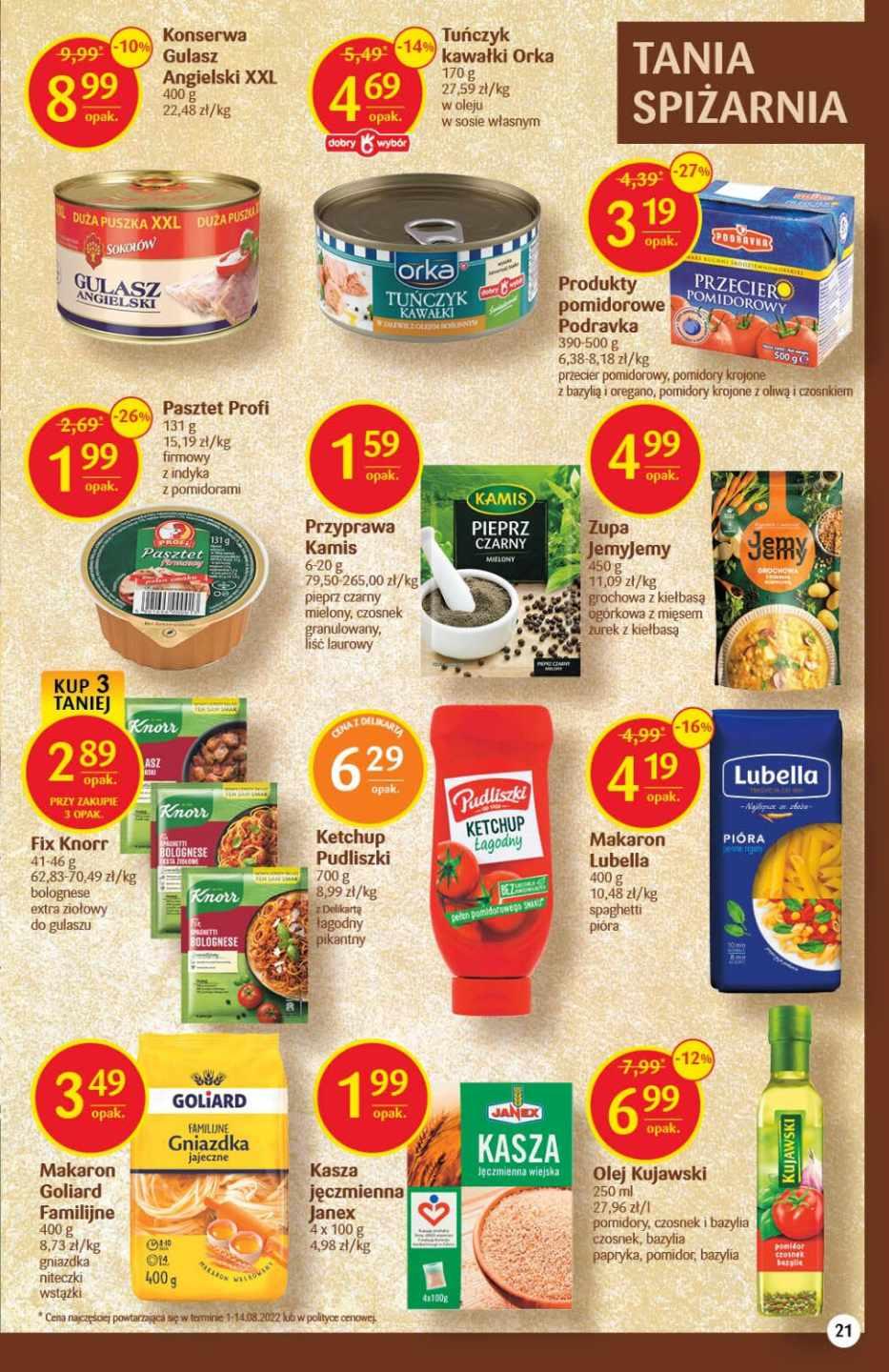 Gazetka promocyjna Delikatesy Centrum str. 21