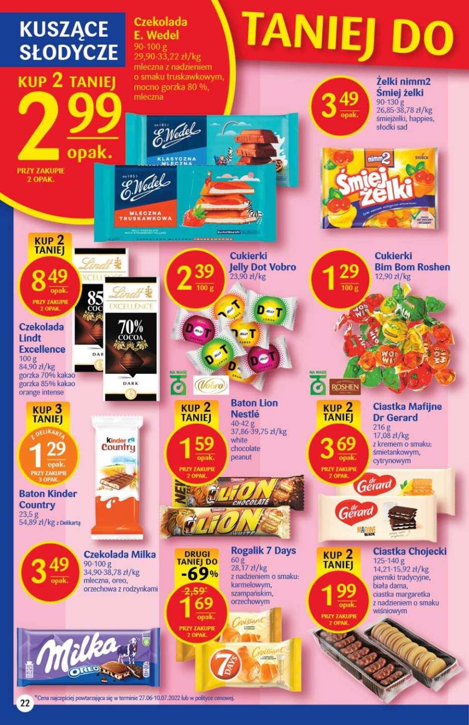 Gazetka promocyjna Delikatesy Centrum str. 22