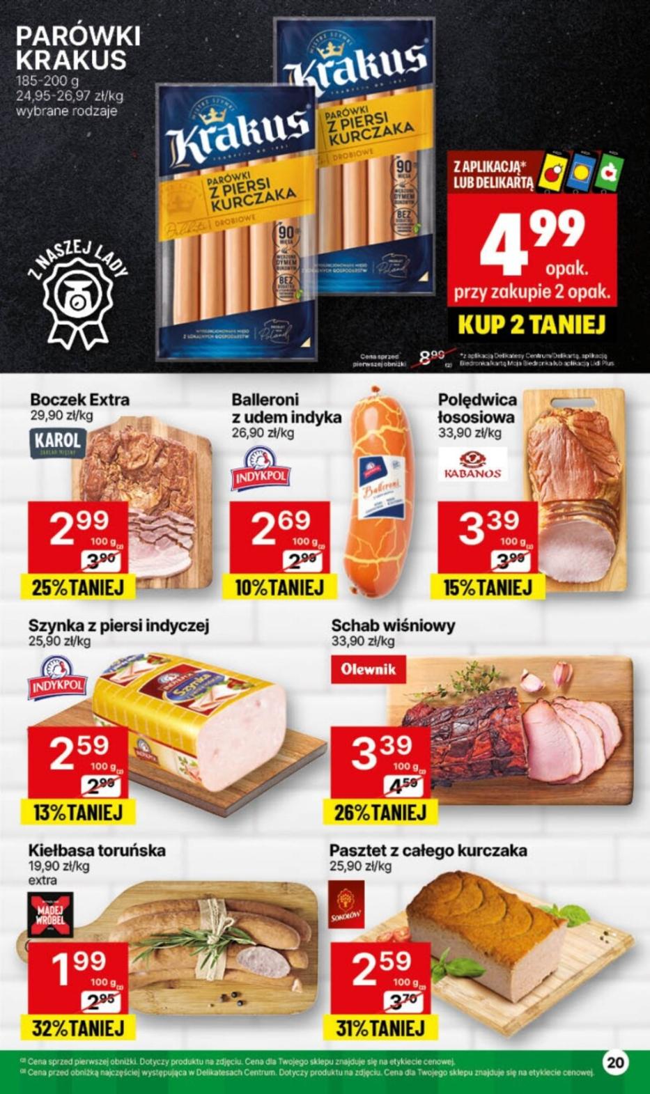 Gazetka promocyjna Delikatesy Centrum str. 20