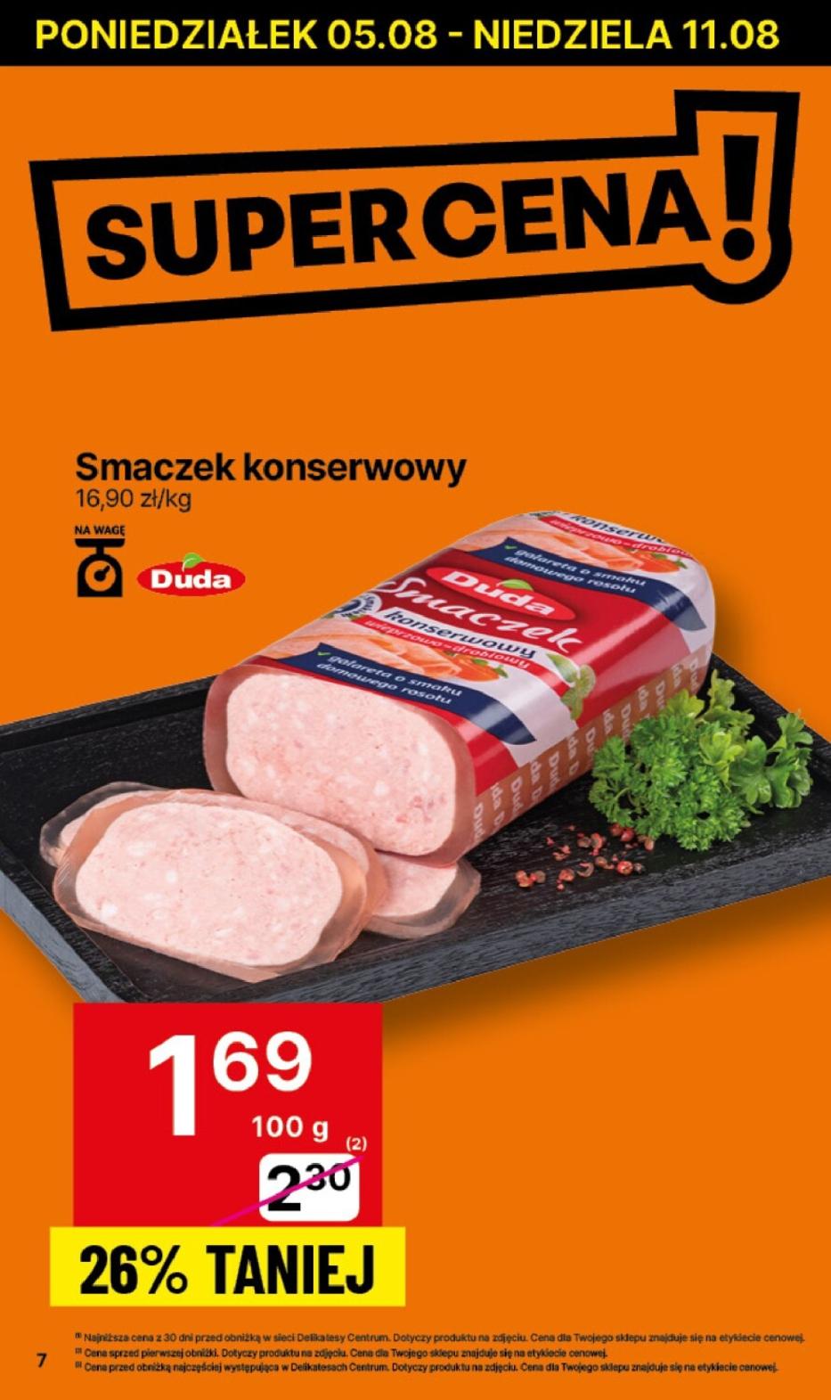 Gazetka promocyjna Delikatesy Centrum str. 7