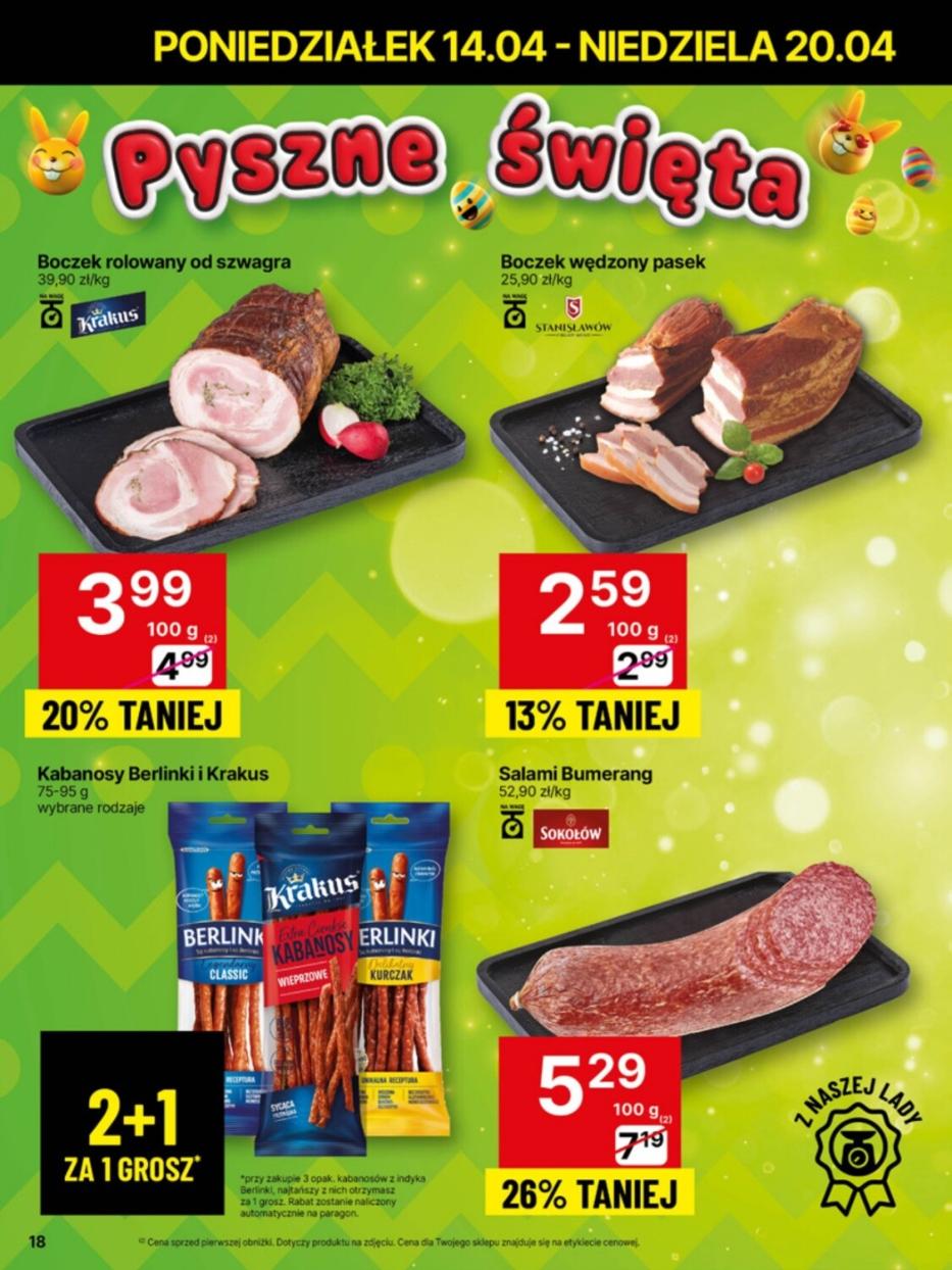 Gazetka promocyjna Delikatesy Centrum str. 18