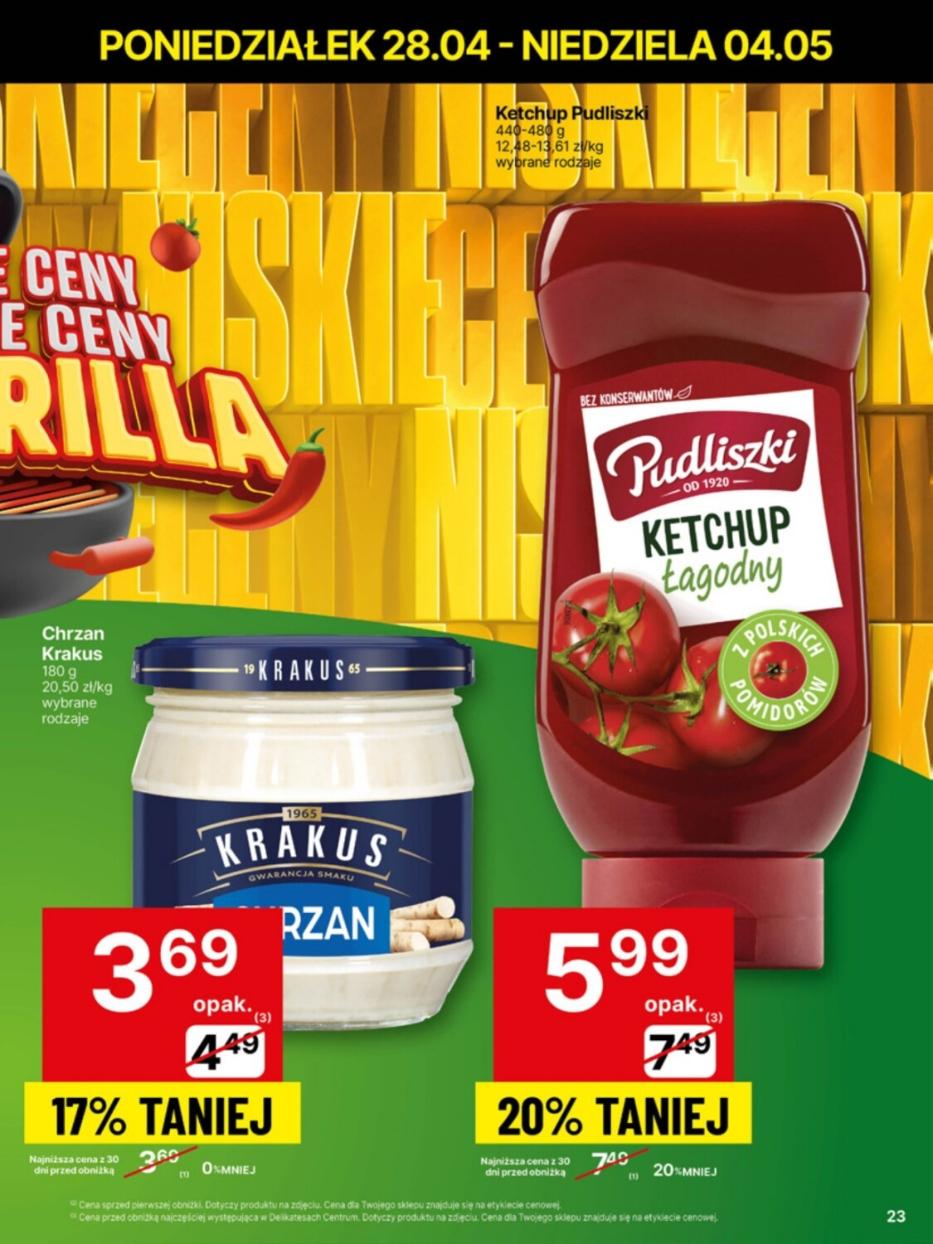 Gazetka promocyjna Delikatesy Centrum str. 23