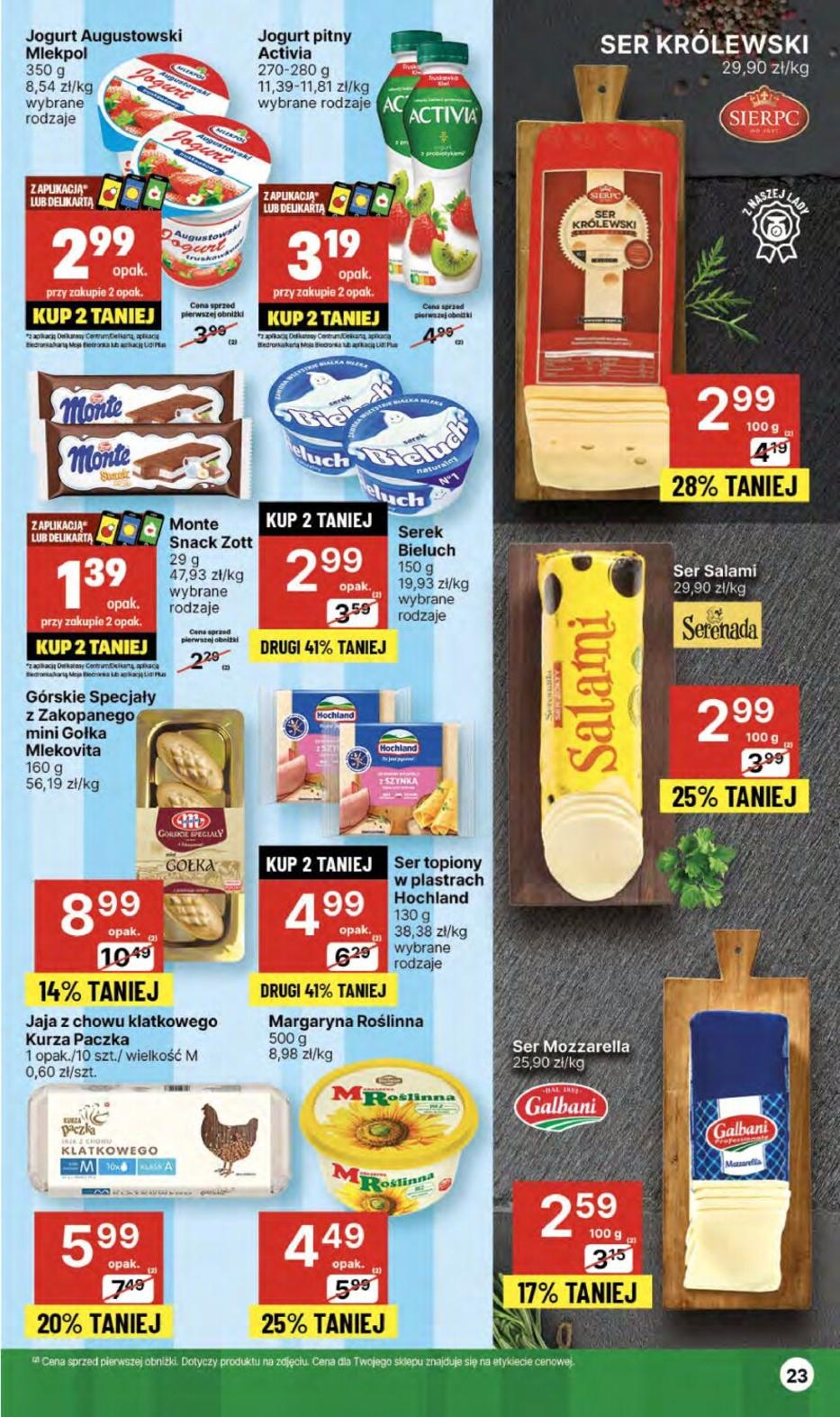 Gazetka promocyjna Delikatesy Centrum str. 23