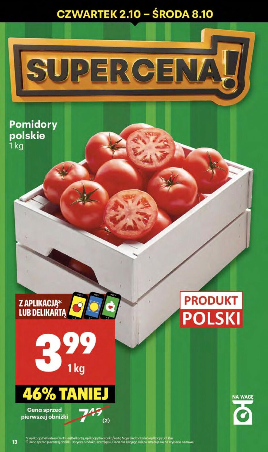 Gazetka promocyjna Delikatesy Centrum str. 13