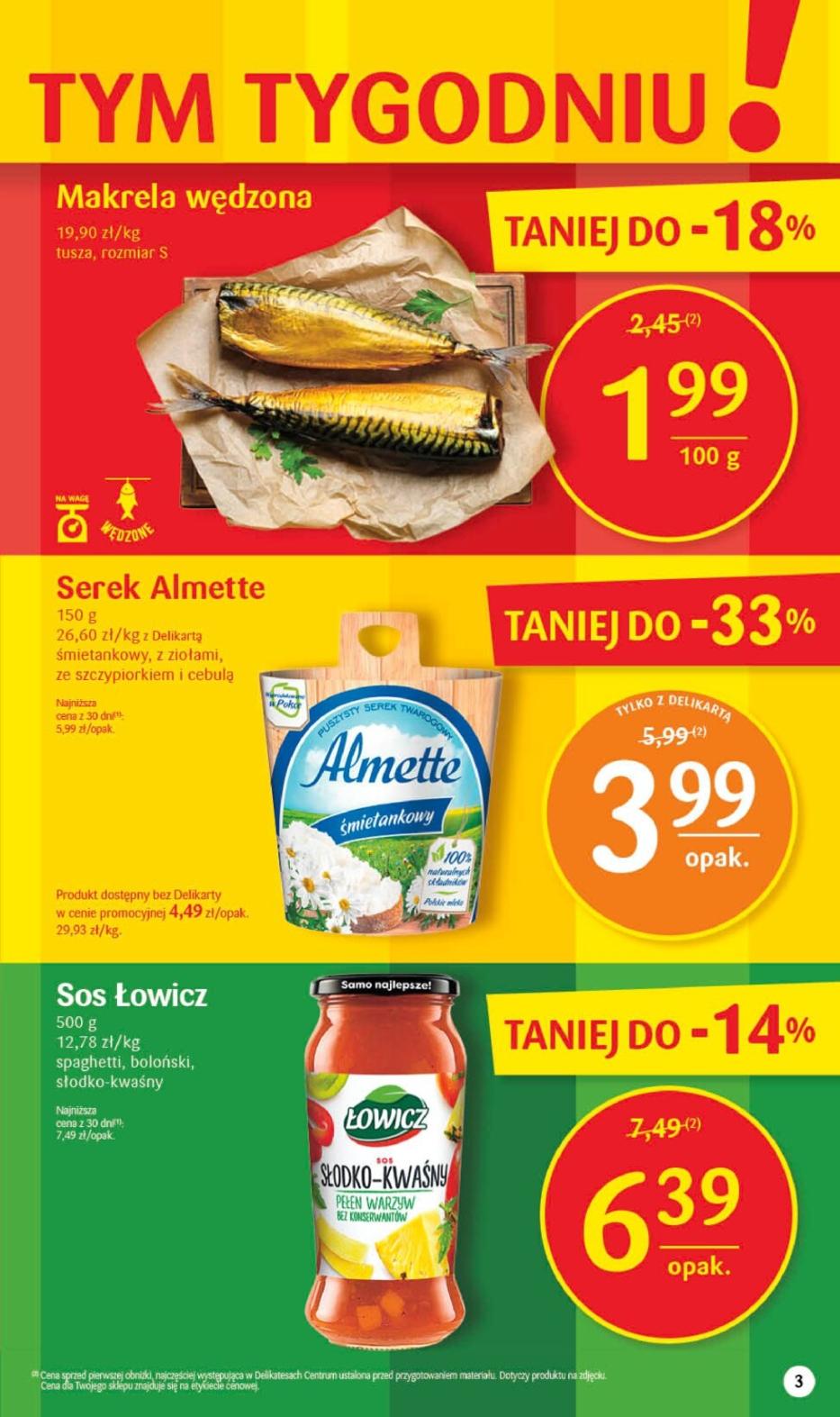 Gazetka promocyjna Delikatesy Centrum str. 3