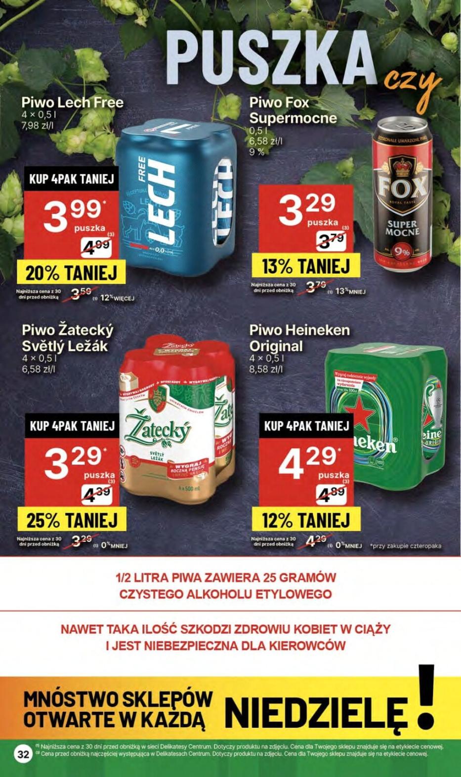 Gazetka promocyjna Delikatesy Centrum str. 32