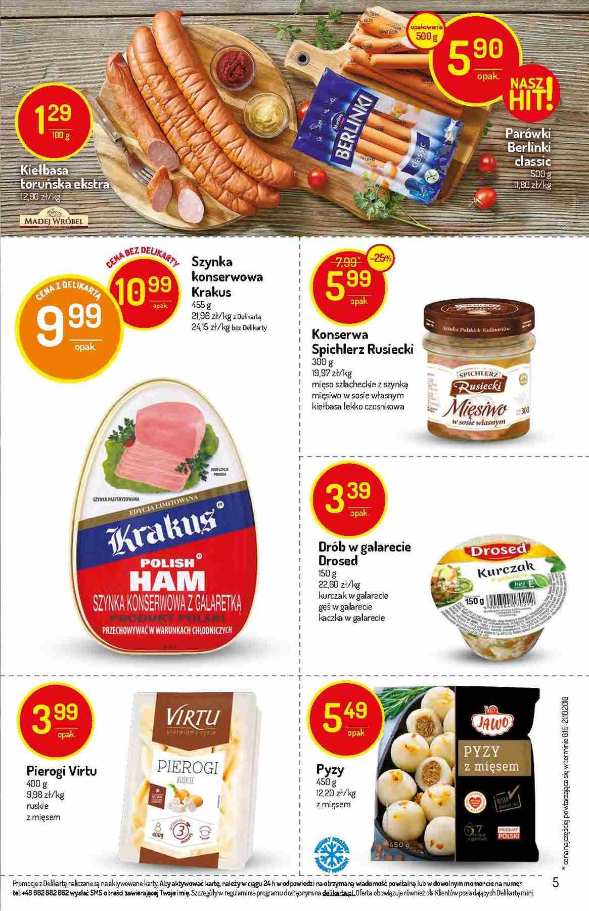 Gazetka promocyjna Delikatesy Centrum str. 5