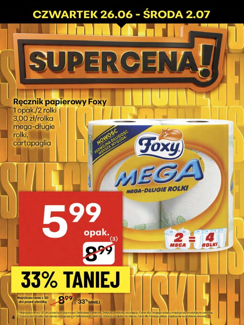 Gazetka promocyjna Delikatesy Centrum str. 4