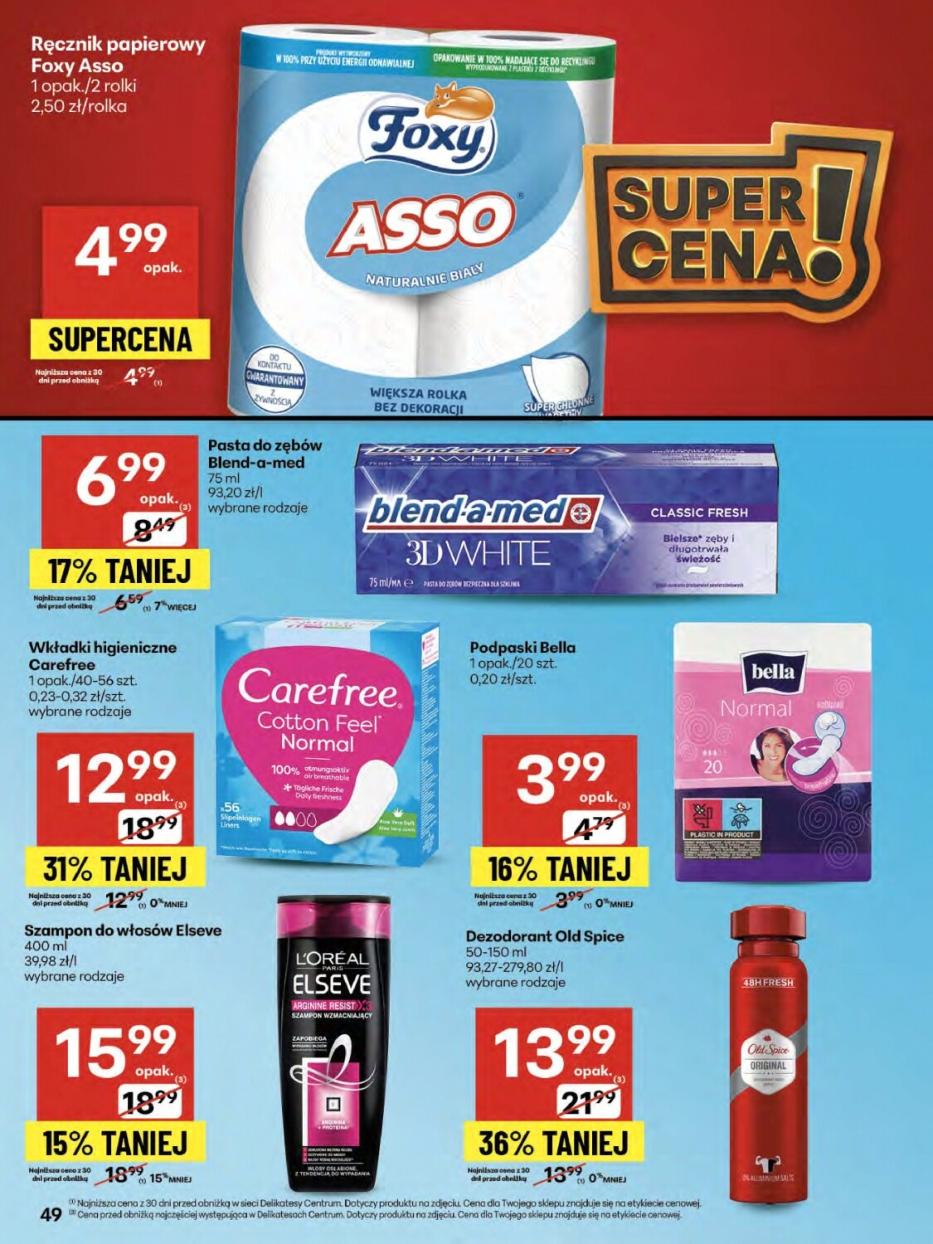 Gazetka promocyjna Delikatesy Centrum str. 49