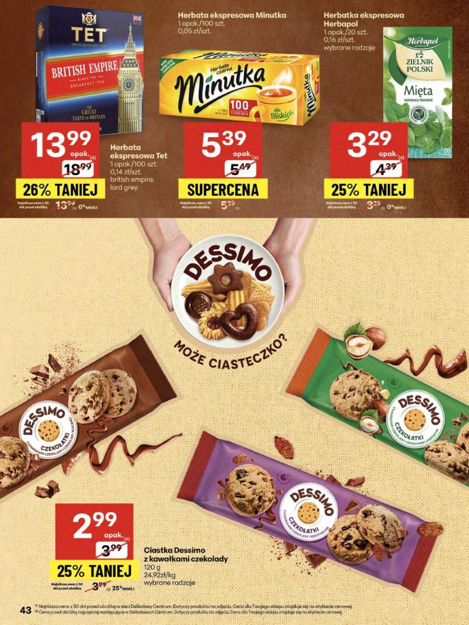 Gazetka promocyjna Delikatesy Centrum str. 43