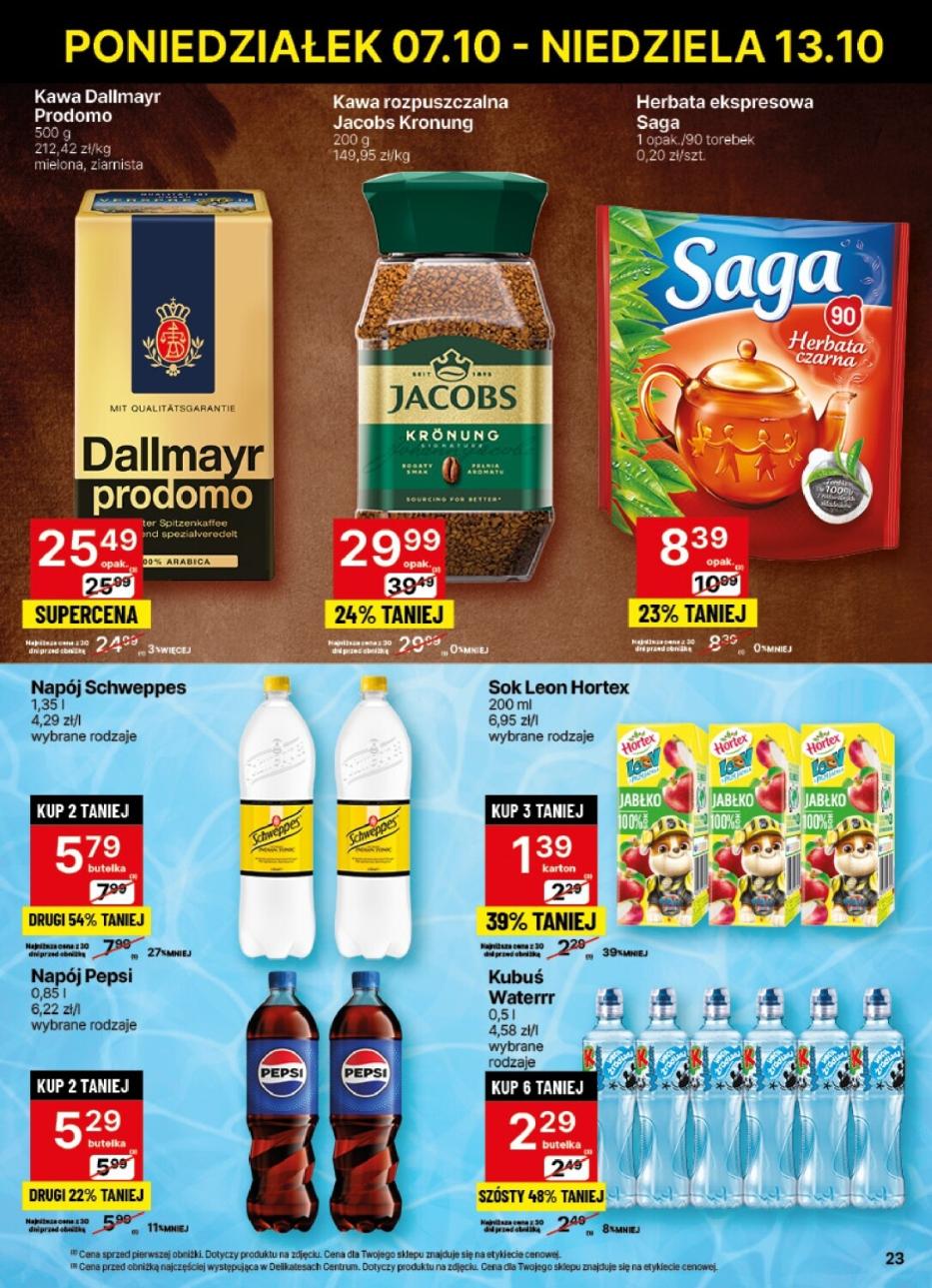 Gazetka promocyjna Delikatesy Centrum str. 23
